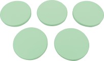 Ronde zitkussens 5 stuks olijfgroen Tangara Groothandel voor Kinderopvang inrichting2